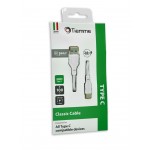 Tiemme Type-C - USB  kaabel, 2A, 1m, valge